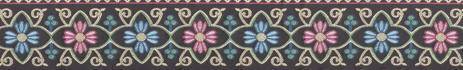 Jacquard woven ribbon